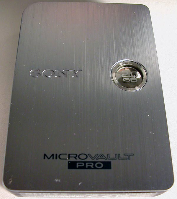 Sony Microvault Pro 2GB Portable Hard Drive