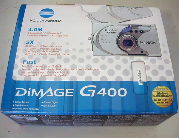 Konica Minolta DiMAGE G400 Digital Camera