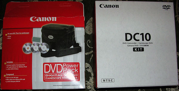Canon DC10 DV Digital Camcorder + бесплатный KIT - фирменная сумка Canon, дополнительная батарея