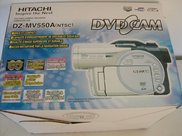Hitachi DZ-MV550A DVD Camcorder