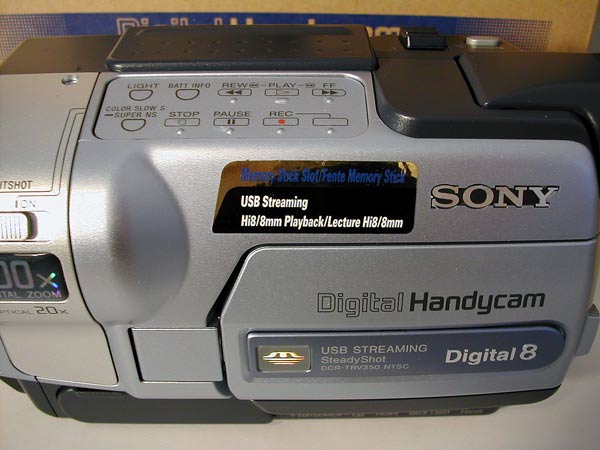 Sony Handycam DCR-TRV350 Digital-8 Digital Camcorder