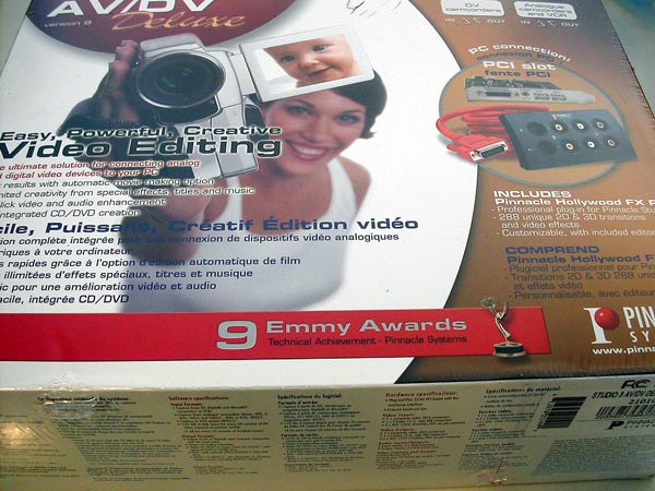 Pinnacle Studio AV/DV Deluxe version 9