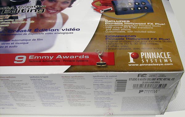 Pinnacle Studio AV/DV Deluxe version 9