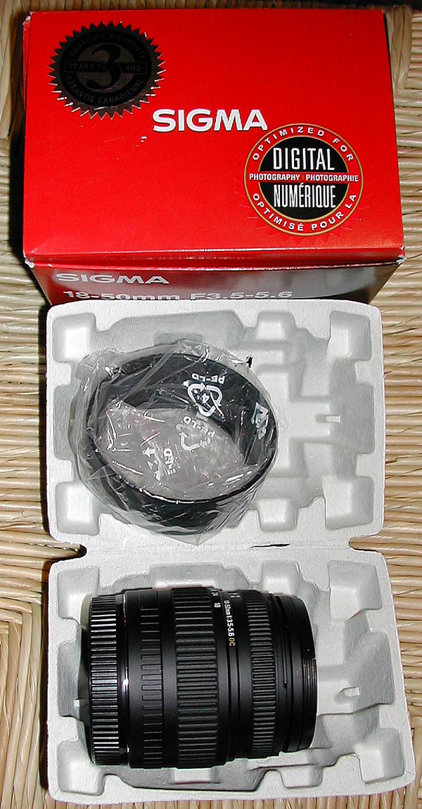 Sigma 18-50mm f/3.5-5.6 DC Lens 