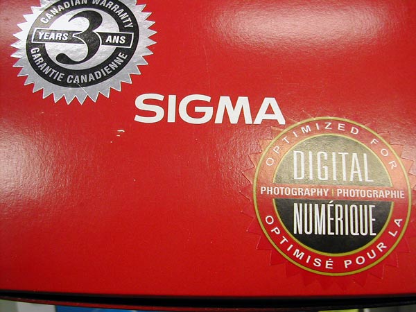 Sigma 18-50mm f/3.5-5.6 DC Lens 