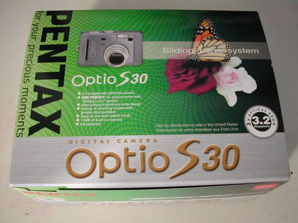Цифровой фотоаппарат Pentax Optio S30a