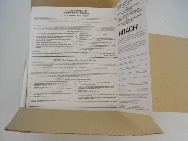 Hitachi DZ-MV550A DVD Camcorder