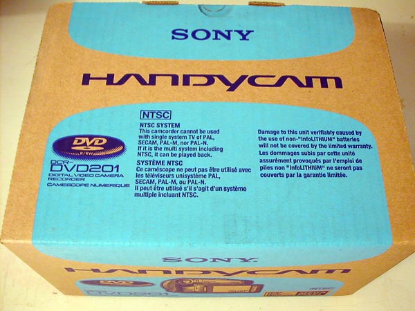 Sony Handycam DCR-DVD201 DVD Camcorder