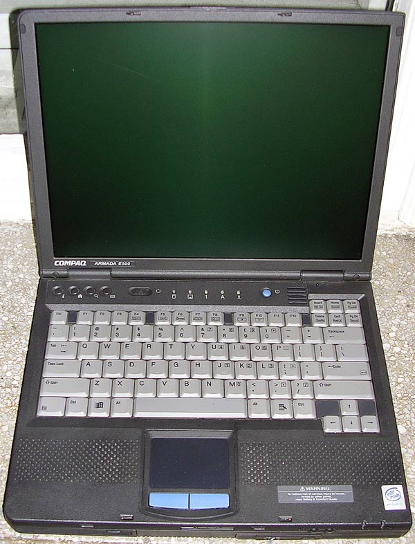 COMPAQ ARMADA E500