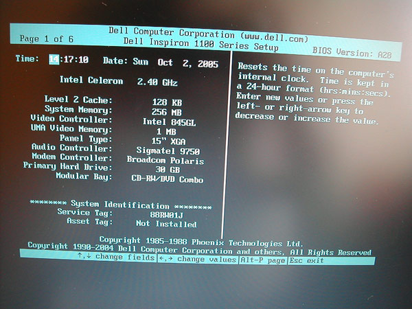 Dell Inspiron 1100