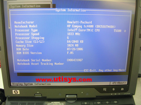 HP Compaq tc4400