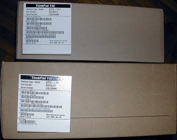 IBM ThinkPad T42 2373KGU