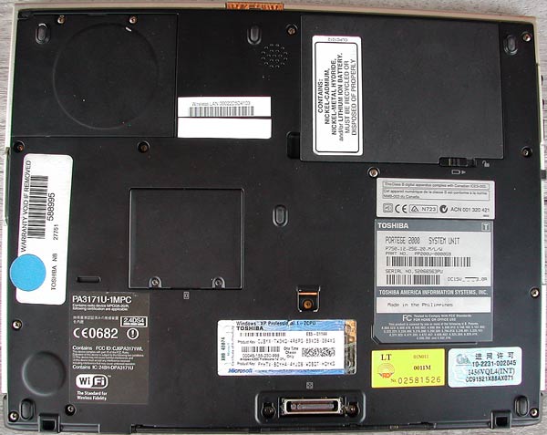 Toshiba Portege 2000, 2010, Dynabook SS 2000