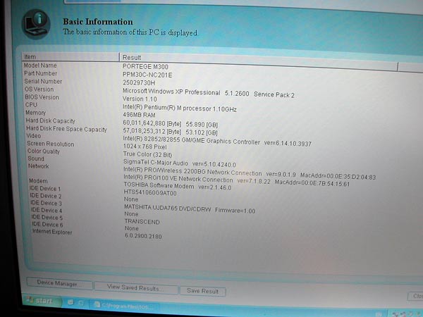 Toshiba Portege M300